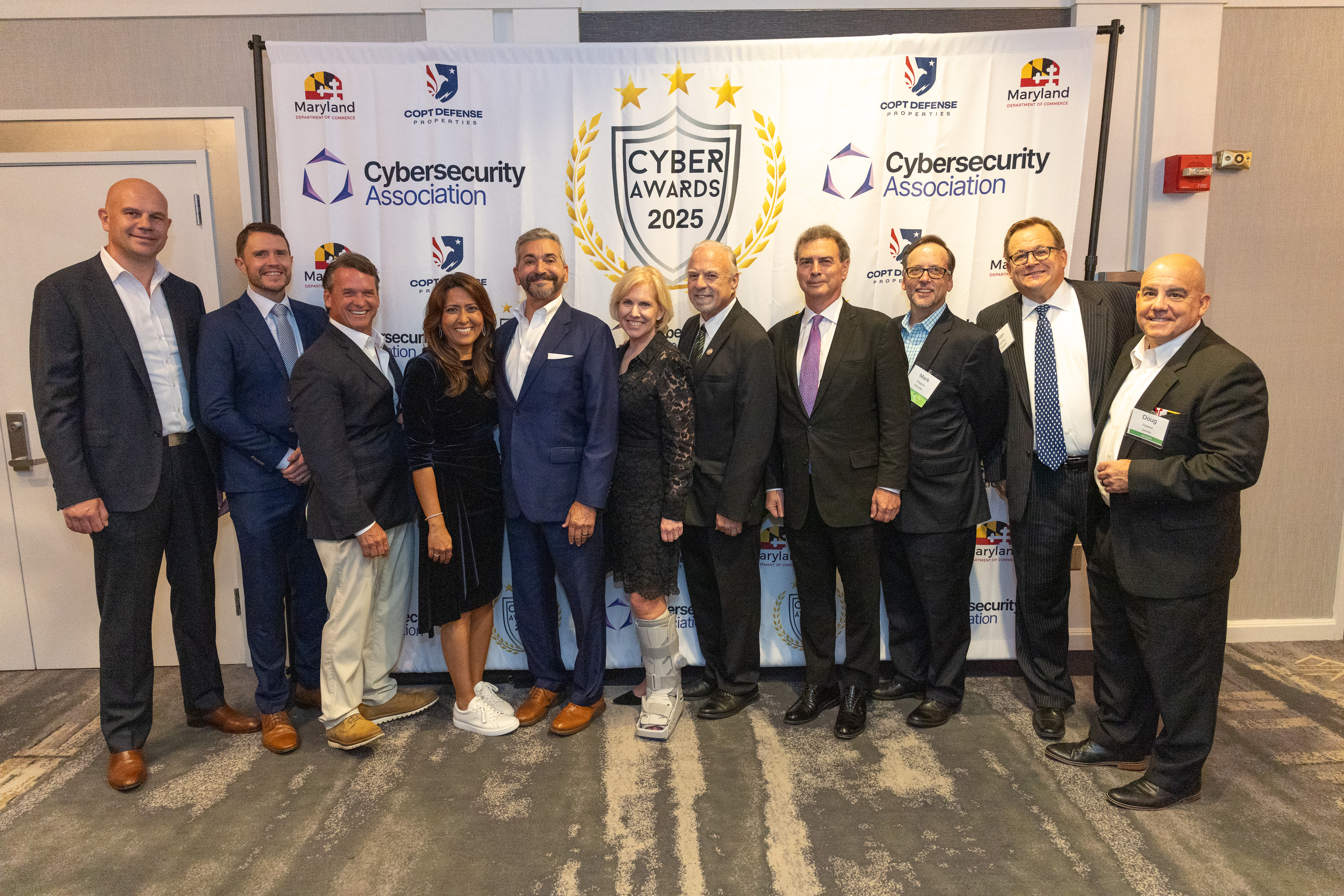 Public officials from Maryland attend the annual Cybersecurity Awards Gala